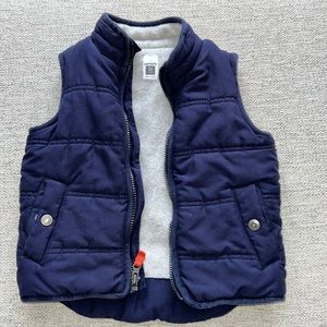 Carters puffy fleece lined vest